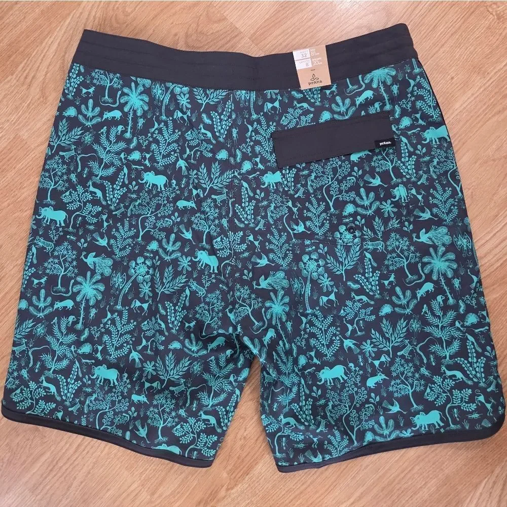 Prana Roots Studio Boardshort Sz 32